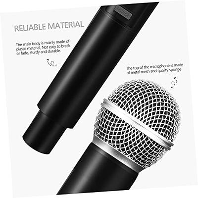 Fake Microphone Simulated Microphone American Plastic Toys Portable Mic  Microphone for Kids Mic Logo Cube News Reporter Costume Simulation Mic Toy  Microphone Toy - Yahoo Shopping