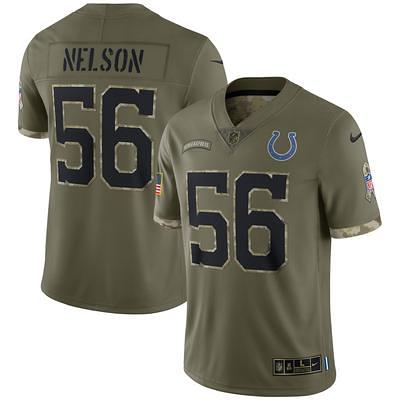 Men's Nike Quenton Nelson Royal Indianapolis Colts Alternate Game Jersey Size: Small