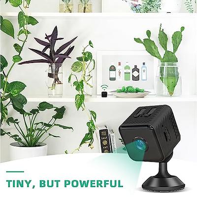 Mini Wireless Spy Camera, Hidden Spy Camera, Portable 4K HD 1080P Home  Security Cameras, Small Wireless WiFi Camera, with Night Vision Motion  Detection, Tiny Cameras for Indoor / Outdoor Use