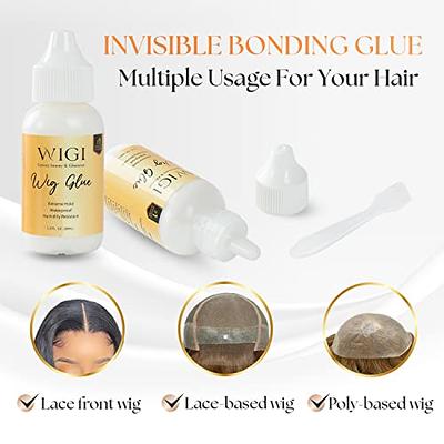 WIGI Premium Wig Glue 1.3 oz with Applicator Kit - Lace Glue