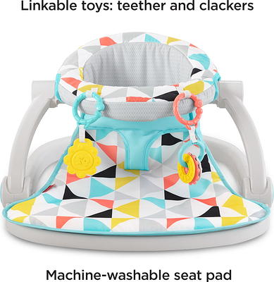 Fisher-Price Sit-Me-Up Floor Seat Portable Infant Chair with 2