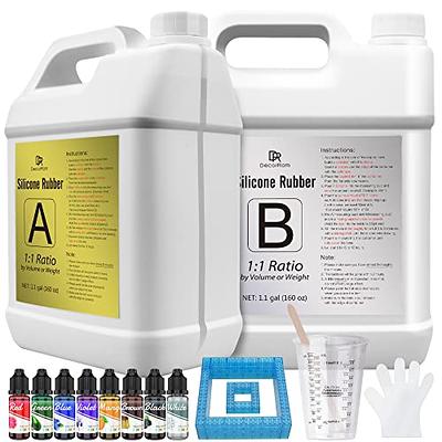 Food Grade Liquid Silicone Mold Making Kit for Soap Resin Candles 1 Gallon