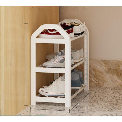 Tribesigns Shoe Cabinet, 9 Tiers 40-45 Pairs Heavy Duty Wood Freestanding Shoe  Storage Cabinet, 70.8'' Tall Shoe Cabinet with Open Storage for Entryway,  White 