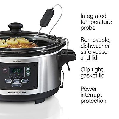 6 Qt. Digital Stainless Steel Slow Cooker