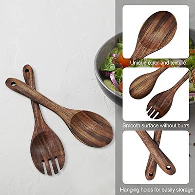 Acacia Salad Tosser Spoon & Fork 10