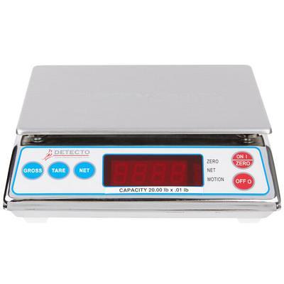 Detecto 854F50PK Portable Mechanical Floor Scale - 500 lb / 200 kg Capacity