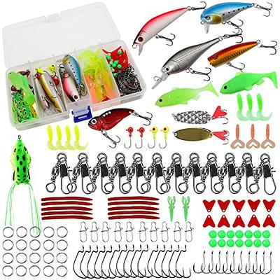  BESPORTBLE 10 pcs Freshwater Fishing Lures bass Fishing Lures  bass Fishing baits Fishing Lures for Freshwater Fishing Lures for bass  Fishing Lures with Hooks Fake Bait Metal : Sports & Outdoors