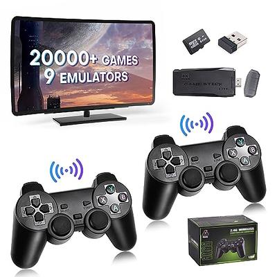 4K Video Game Console Wireless Controller Gamepad Built-in 20000 Games  Retro Handheld Game Player Game Stick