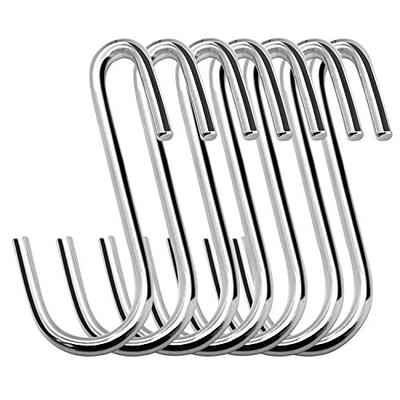 ESFUN 30 Pack Heavy Duty S Hooks Pan Pot Holder Rack Hooks Hanging