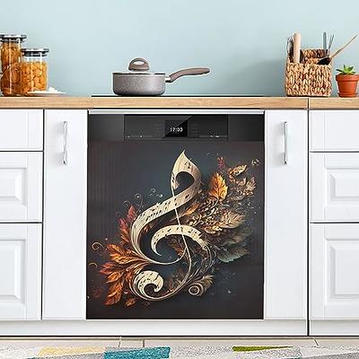  Abstract Fractal Pattern Washer and Dryer Cover Fridge