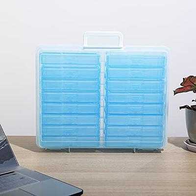 Naivees 4 x 6 Photo Storage Case with Handle, 16 Inner Photo Organizer  Keeper, Extra Large Storage Picture Boxes, Seed Storage, Transparent Craft  Keeper (Blue) - Yahoo Shopping