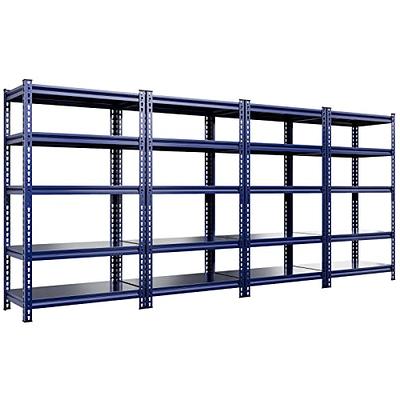 5-Tier Adjustable Steel Shelving Unit, Garage Storage Shelving Unit, Heavy Duty Shelving Unit WFX Utility Size: 72 H x 47.2 W x 23.6 D