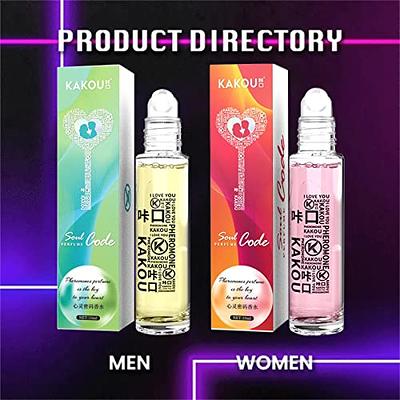 Pheromone Perfume Women, Roll-on Pheromone Infused Essential Oil Perfume  Cologne For Unisex, 10ml Body Perfume Oil,concentrate (pink)