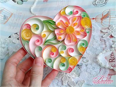 Quilling Design Templates a Heart, Paper Quilling Patterns, Quilling  Template Patterns for creating a heart - Yahoo Shopping