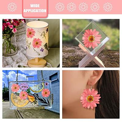 Real Flowers Resin Jewelry, Dried Flowers Resin Crafts