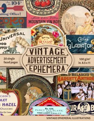 Vintage Advertising, Printed and Mailed To You, Junk Journal Ephemera, –  The Scrapologist™