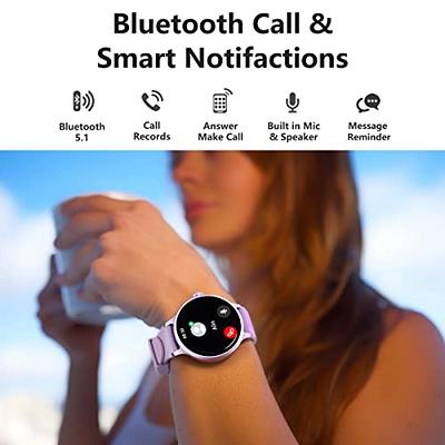 Smart Watches for Women,1.32 HD Fitness Tracker Watch with Answer/Make  Call,AI Voice Control,Heart Rate/Calories/SpO2 Monitor 20 Sport Modes  Ladies