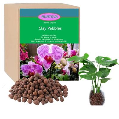  ZeeDix 4LBS Expanded Clay Pebbles for Plants, 4mm