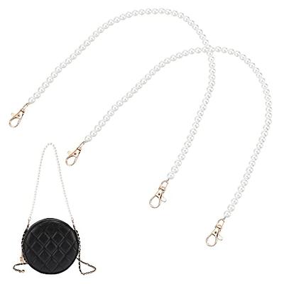 HEEHEE 55.1 Mini Purse Chain Strap Delightful Extending Durable DIY Metal Lantern Chains Replacement Straps with Buckles Wide 6mm Gold 1 Pcs for