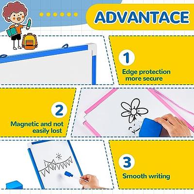 Colarr 20 Set Small Magnetic Dry Erase Whiteboard for Kids Wall