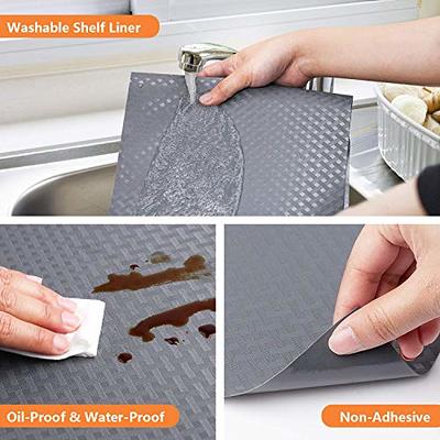 Drawer and Shelf Liner, Shelf Liner Non Adhesive Refrigerator Mats  Washable, No Odor Plastic Pantry Liners Wire Shelf Paper Drawer Liner for  Cupboard Kitchen - Yahoo Shopping