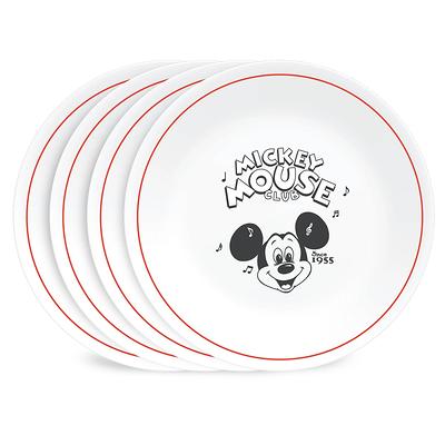 Disney Commemorative Series Characters 6.75 Appetizer Plates, 4