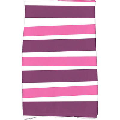 Food Network Multi Cool Awning Stripe Kitchen Towel 2-pk. Durable Cotton  NWT