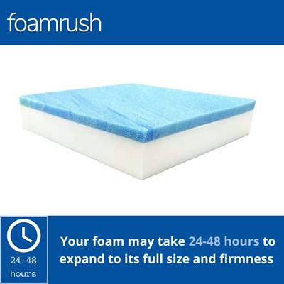 Foamrush 1 X 21 X 21 Memory Foam Seat Cushion cushion Seat