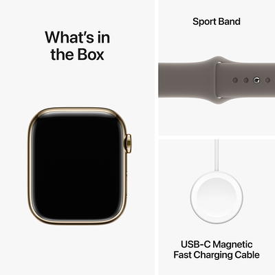 Apple Watch Series 9 GPS + Cellular 45mm Gold Stainless Steel Case