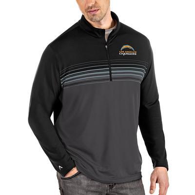 Men's Los Angeles Chargers Antigua Heather Gray Victory Pullover Sweatshirt