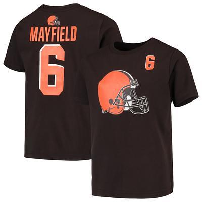 Nike Deshaun Watson Brown Cleveland Browns Player Name & Number T-Shirt