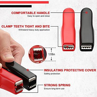 SCCKE 3.3ft / 1m 14 AWG Extension Cord Dual Plug Socket with Battery Clamp  12V/ 24V Battery Clip-On and Cigarette Lighter Adapter - Yahoo Shopping