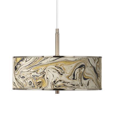 Possini Euro Design Double Organza 16 Wide Ceiling Light