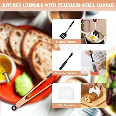 Umite Chef Silicone Kitchen Cooking Utensil Set, 43 pcs Spatula Set with  Stainless Steel Handle, Non…See more Umite Chef Silicone Kitchen Cooking