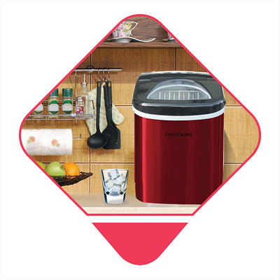Frigidaire Nugget Ice Maker - Red Stainless Steel : Target