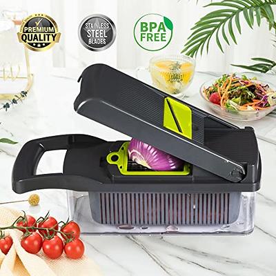 Vegetable Chopper Mandoline Slicer, 11 in 1 Multi-Function