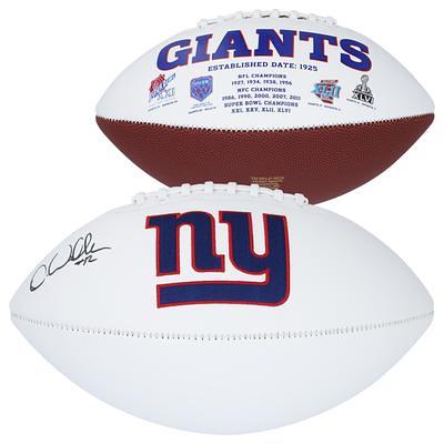 Phil Simms New York Giants Autographed Mitchell & Ness Blue