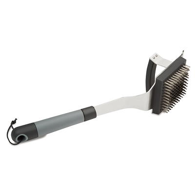 POLIGO 18 Grill Cleaner Brush Safe Grill Brush and Scraper Bristle Free -  Stainless Steel BBQ Brush for Grill Cleaning - Wireless Grill Brush with