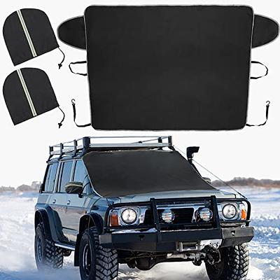 Car Windshield Snow Cover Ice Shield FrostGuard Window Shade Fits Mazda  Vehicles