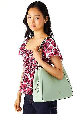 Kate Spade Leila Medium Triple Compartment Satchel Crossbody Bag Purse  Handbag (Warm Beige) - Yahoo Shopping