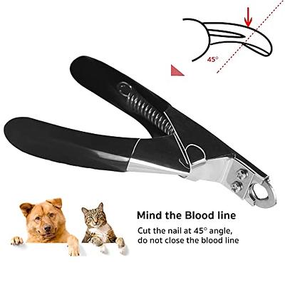 Stainless Steel Dog Black Nail Clippers