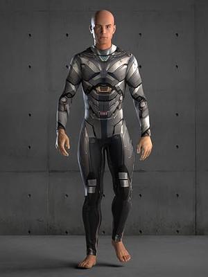  HAUTICO Premium Halloween Costumes for Men, Futuristic