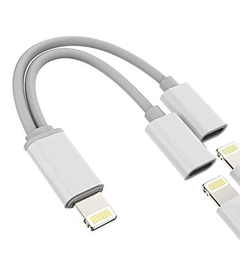 Dual 3.5mm Headphone Jack & Charge Splitter Adapter Compatible