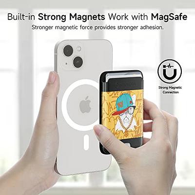 MAGKOTA MagSafe Wallet, Max 5 Cards, Compatible with iPhone 14 Pro Max/14  Pro/14 Plus/14/iPhone 13 Pro Max/13 Pro/13/iPhone 12/12 Pro/12 Pro Max