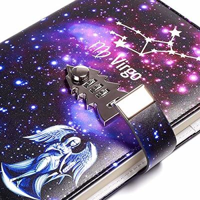 A5 Creative Password Lock Journal Pu Leather Combination Lock Diary