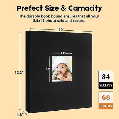 Yeaqee 20 Packs Photo Album 4x6 Small ​Picture Album Linen Cover