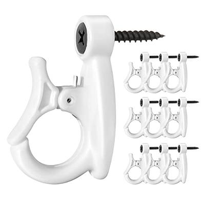  KUUQA 12 Pack Spinning Dual Clip Swivel Hooks for Wind