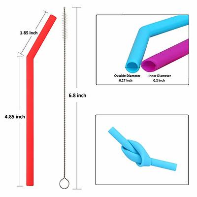 RTIC Wide Mouth Plastic Straws-4 Pack