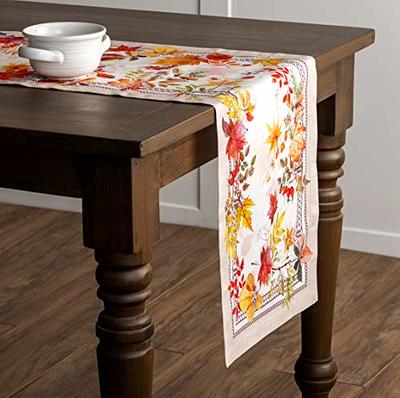 Maison d' Hermine Tablerunner 14.50x72 100% Cotton Decorative Table  Runners for Gifts, Kitchen, Party, Wedding, Restaurant & Camping, Amarante (Single  Layer) - Thanksgiving/Christmas - Yahoo Shopping