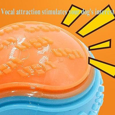 Petsrook Ball Toy Interactive Dog Toys with Fun Squeaky Chewing Training  Teeth